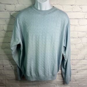I Levrieri Baby Blue Cashmere Silk Sweater Large